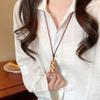 Bohemian Ceramic Necklace: Vintage Ethnic Long Sweater Chain & Zen Choker