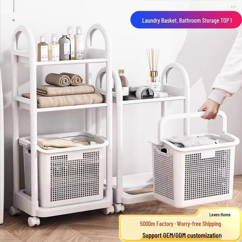 Dirty Clothes Laundry Hamper for Bathroom and Toilet Storage