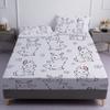 Cute Cartoon Rabbit Pattern Mattress Three-Piece Digital Printing Bedding Set Mattress Three-Piece Set