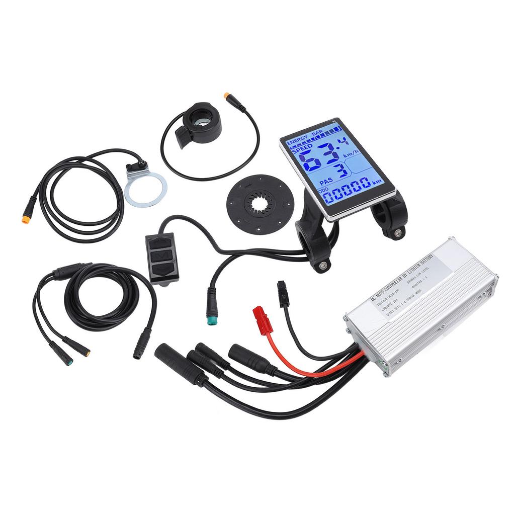 LCD Display Controller 36V 48V 22A Water Resistant LCD Display Meter Controller for Electric Scooter Folding Cycle