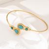 Zinc Zinc Alloy Arm Cuff Spiral Bohemian Bracelet Fashion Cuff Bangle for Women  Women