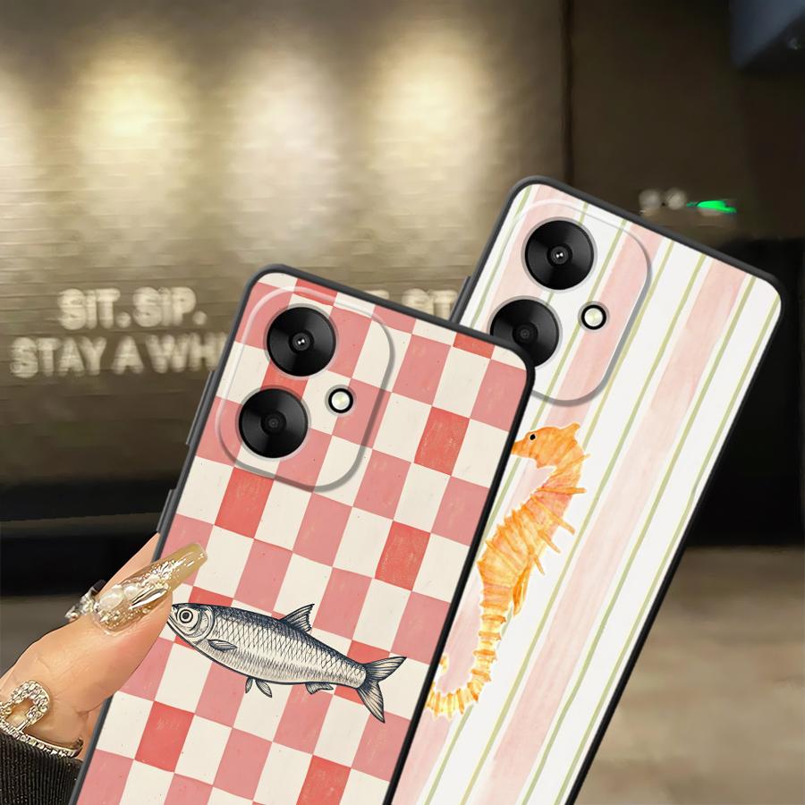 Marine Animals Case for Xiaomi Redmi 9A 9C 12 A5 13C 10 K60 12C 9T K40 K50 Gaming A1 A2 Plus Soft Back Phone Cover