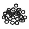 50 stk PVC Gummi Vikle Sjekk Ring Fiskestang Byggekomponenter for Fluespinner kastestenger