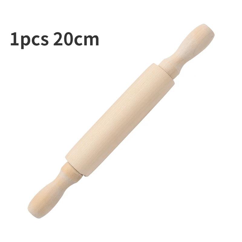 Hot Mini Wooden Rolling Pins Solid Natural Wood Rolling Pin Fondant Dough Roller Kitchen Cooking Baking Tools Accessories Crafts