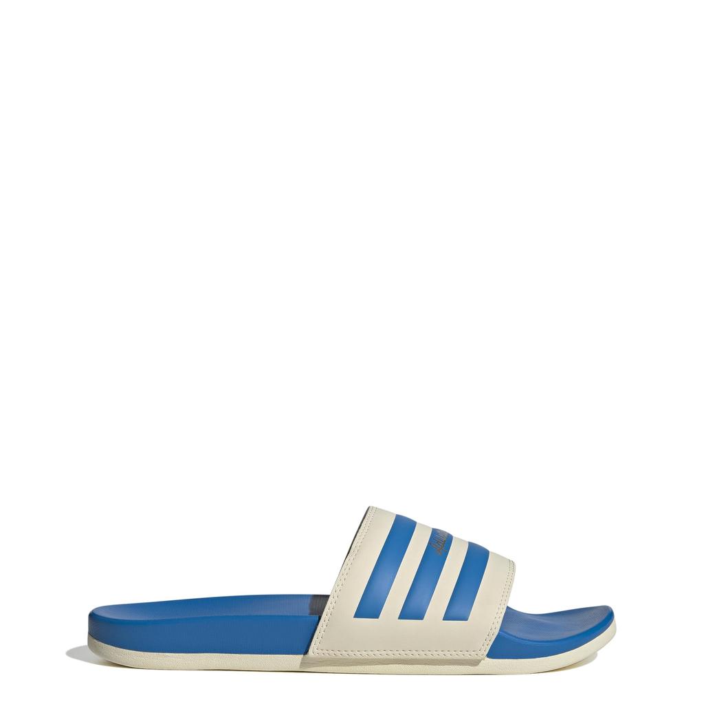 Adidas Adilette Comfort Sports Wonder Metallic Size Cm Sandals, White/Blue Rush/Gold (GW8753), 22.5