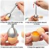 Egg Opener Stainless Steel Egg Opener Shell Opener Fancy Eggshell Cutting Knocker Creative Glutinous Rice Egg Knife Artifact