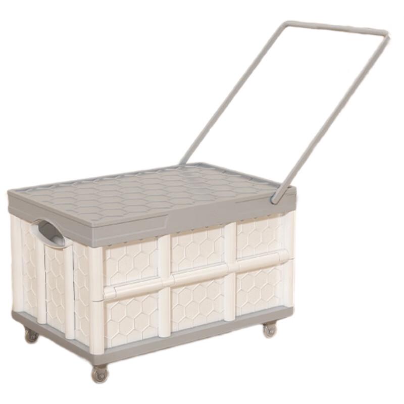 Foldable Rolling Storage Box with Wheels