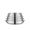 Homeglen 304 Stainless Steel Round Plates 2-Pack