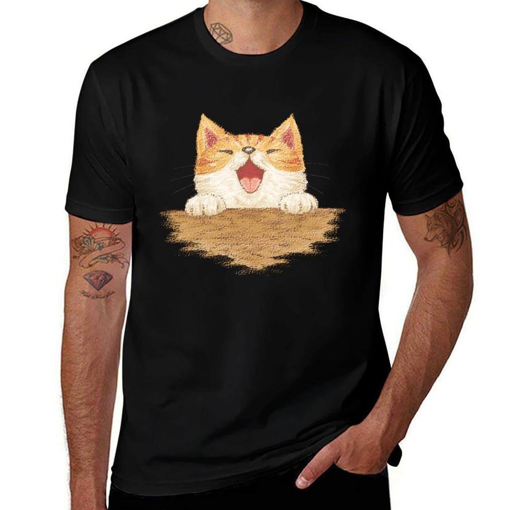 Happy Tabby TShirt Plus Size NonShrink TShirt