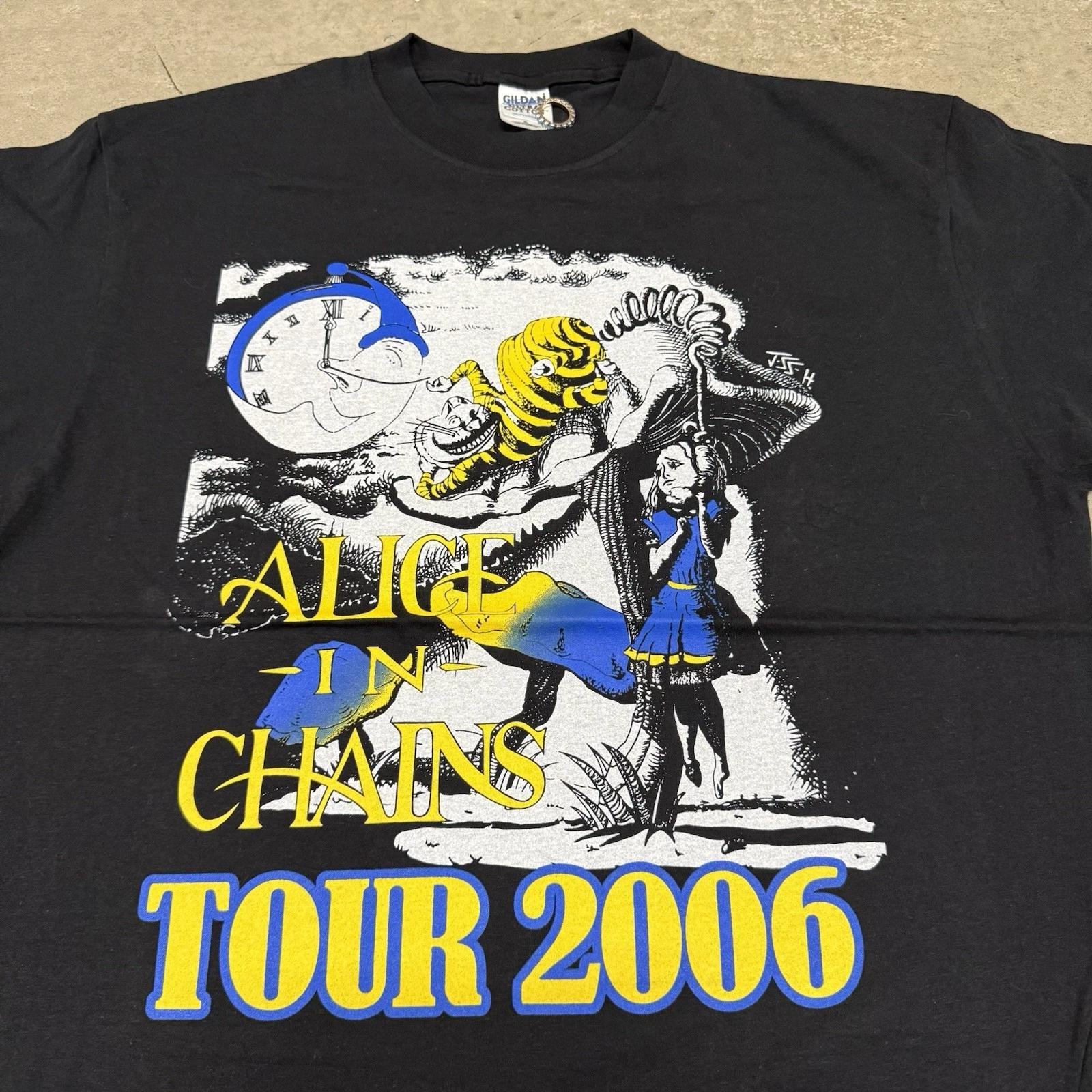 

Vintage Alice In Chains Dirt Band T T-Shirt Men’s X Large 2006 Fall Tour REPRINT XL