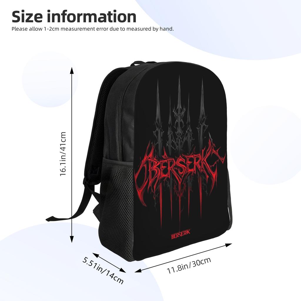 Zaino da Viaggio B-Berserkes Uomo Donna Scuola Zaino per Laptop Zaino per Avventura Zaino Giornaliero per Studenti Universitari Borse