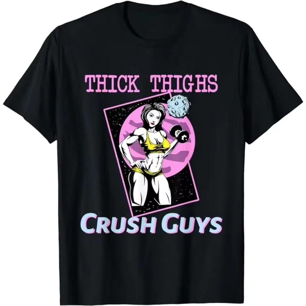 Funny Smashed Egg Fitness Gym Barbells Lifting Workout T-Shirt Unisex Style Shirts for Women Men Classic Short-sleev TShirts