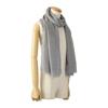 Used New Dunhill Lightweight Scarf, Light Grey