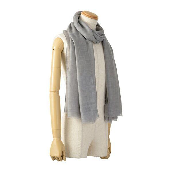 Used New Dunhill Lightweight Scarf, Light Grey