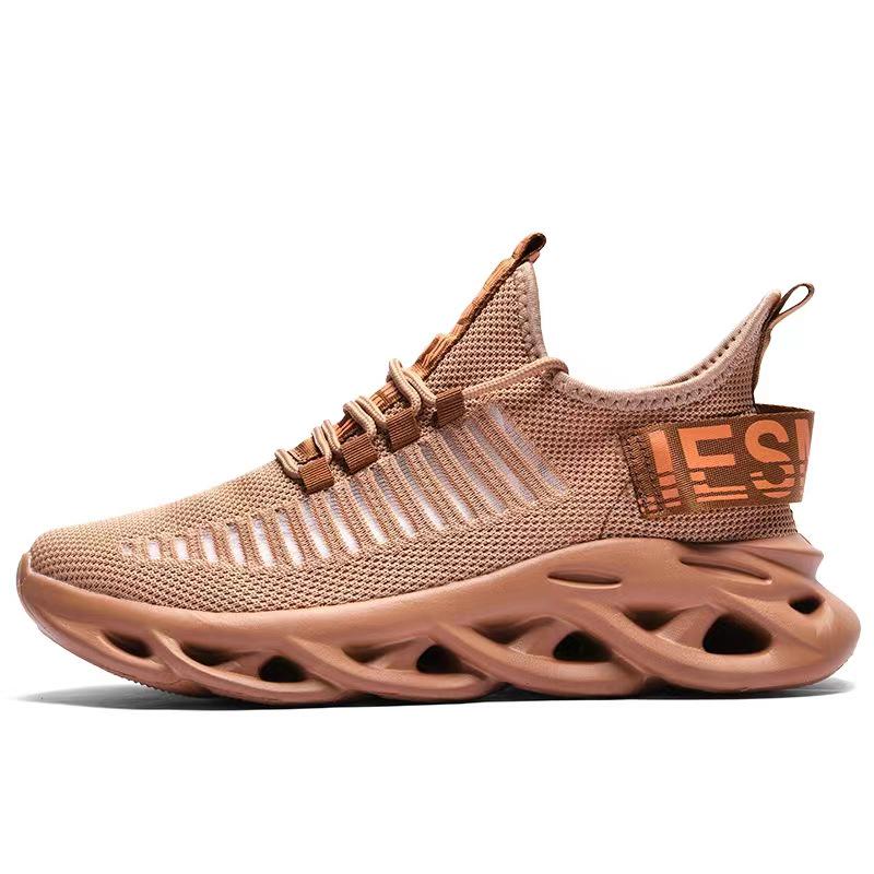 Men's Lightweight Korean-Style Mesh Running Shoes, Casual Trendy Design