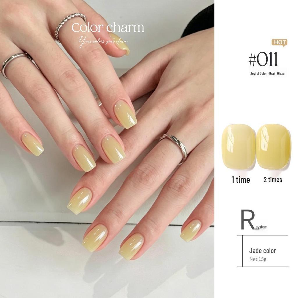 KaSi UV Gel Nail Polish - Autumn/Winter Pure Translucent Nude, Large Capacity, One Bottle One Color.