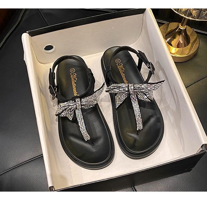 

Маффиновые летние женские сандалии на толстой подошве, однословные, нескользящие, с мягкой подошвой, новинка 2025 года, женские пляжные шлепанцы с открытым носком 43 чёрный