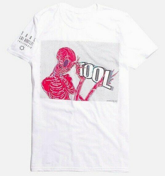 Tool PINK SKELETON HOLDING LOGO T-Shirt APC OFFICIAL TOOL Band Merch Unisex T-Shirt XL
