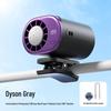 2026 Portable Clip-on Fan: USB Rechargeable, Digital Display, Silent Operation for Umbrella, Desk, or Waist Use Outdoors.