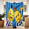 Bananas in Pyjamas Print Blanket - Soft & Comfortable, for Bedroom, Travel, Sofa, Home Decoration - Birthday Christmas Gift for Friend