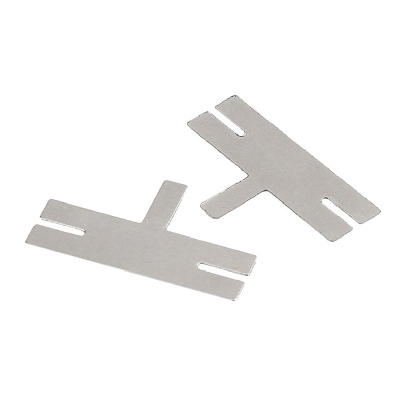 Nickel Strip 100 Piece for T Shaped Nickel Sheets Plates Battery Nickel Plated Steel Belt Strip Spot Welding Connector
