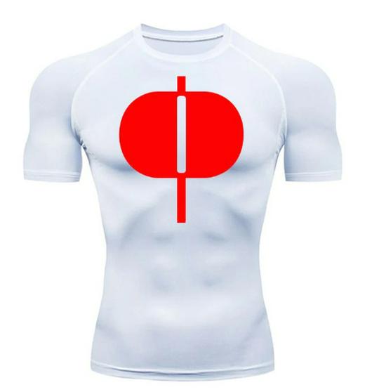 2023 Men's Quick-Dry Sport T-Shirt: Breathable, Sweat-Wicking, Elastic, Tight-Fit for Running & Gym
