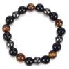 Cross-border Tiger Eye & Hematite Obsidian Beaded Men's Fashion Bracelet