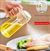 Dual-Use Glass Oil Sprayer and Pour Bottle for Kitchen Seasoning