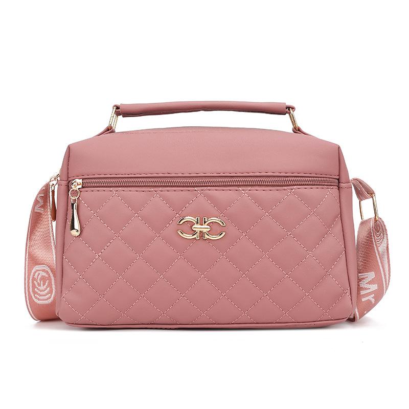 Bag Women's New Women's Portable Crossbody Bag Large Capacity Women's Bag One Shoulder Fashion Soft Leather Mobile Phone Change Bag