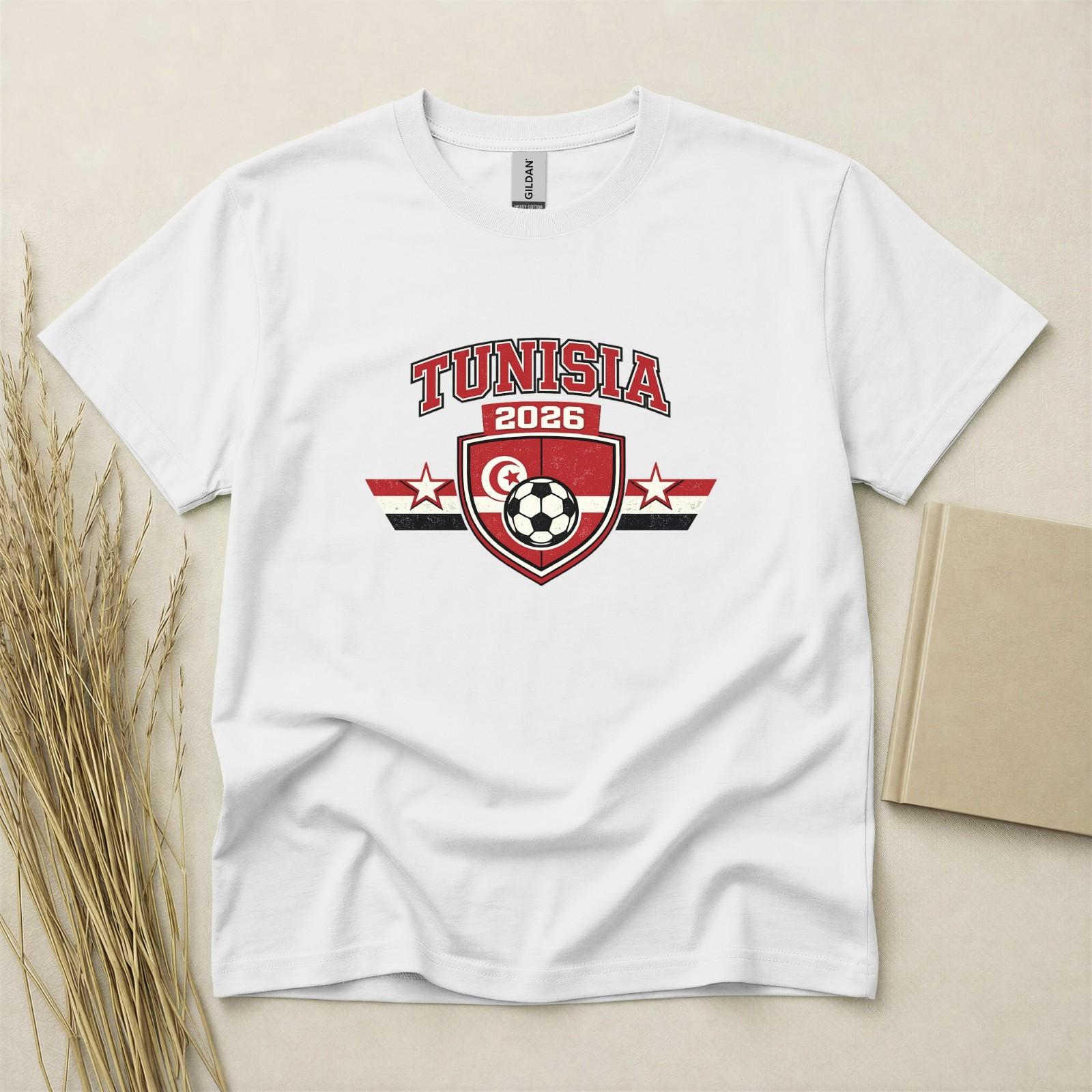 Tunisia 2026 Football Fan T Shirt Soccer Supporters Gildan Cotton Family Top L