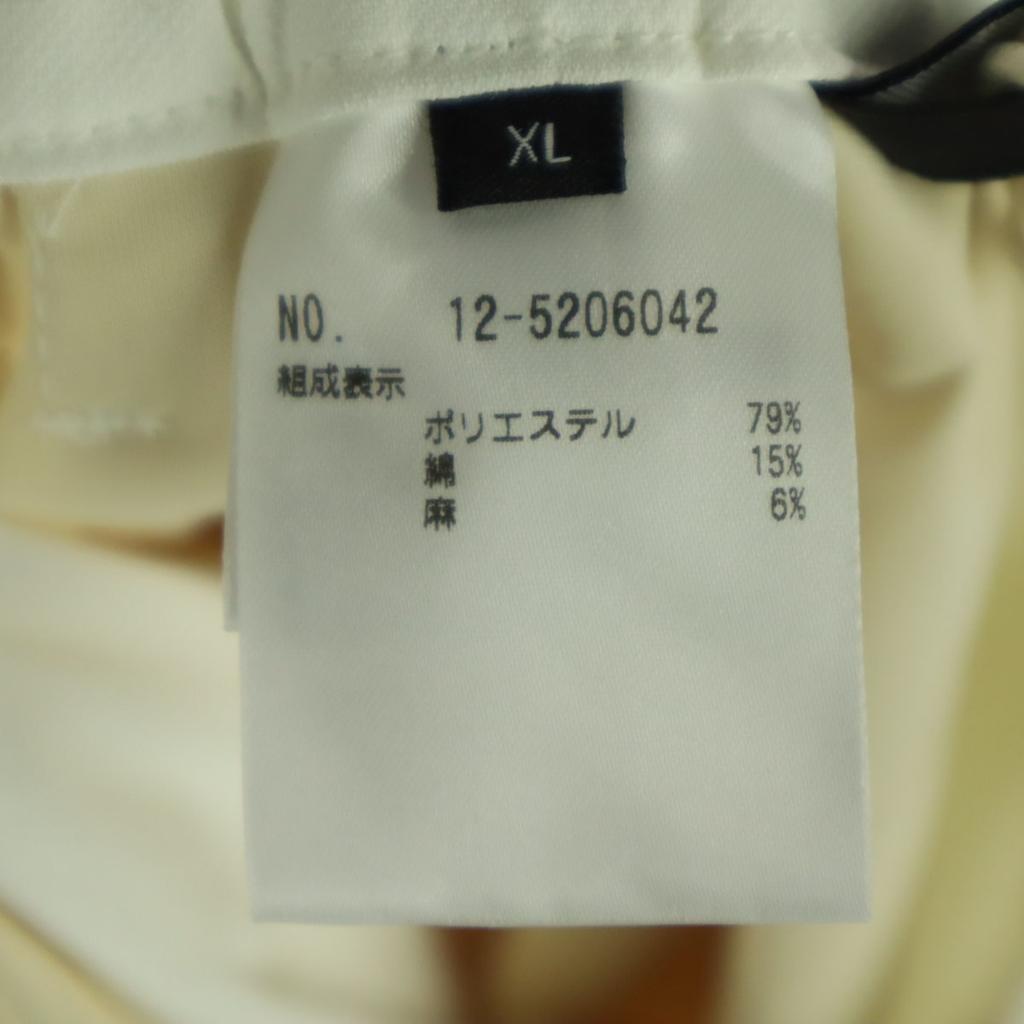 PLST Linen Blend Flare pants XL White system Women Used