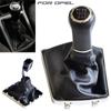 MT 5/6 Speed Gear Lever Shift Knob Leather Boot Case Collar For OPEL ASTRA III H 1.6 VAUXHALL 2004 2005 2006 2007 2008 2009 2010