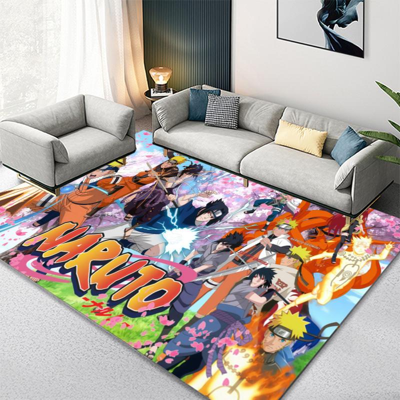 Anime Narutos Carpet Rug for Living Room Bedroom Home Sofa Decoration,Kids play Non-slip Floor Mat