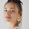 Fashion Geometric Gold Color Ginkgo Biloba Leaf Shape Drop Earring Creative Personality Simple Punk Woman Dangle Earring Jewelry