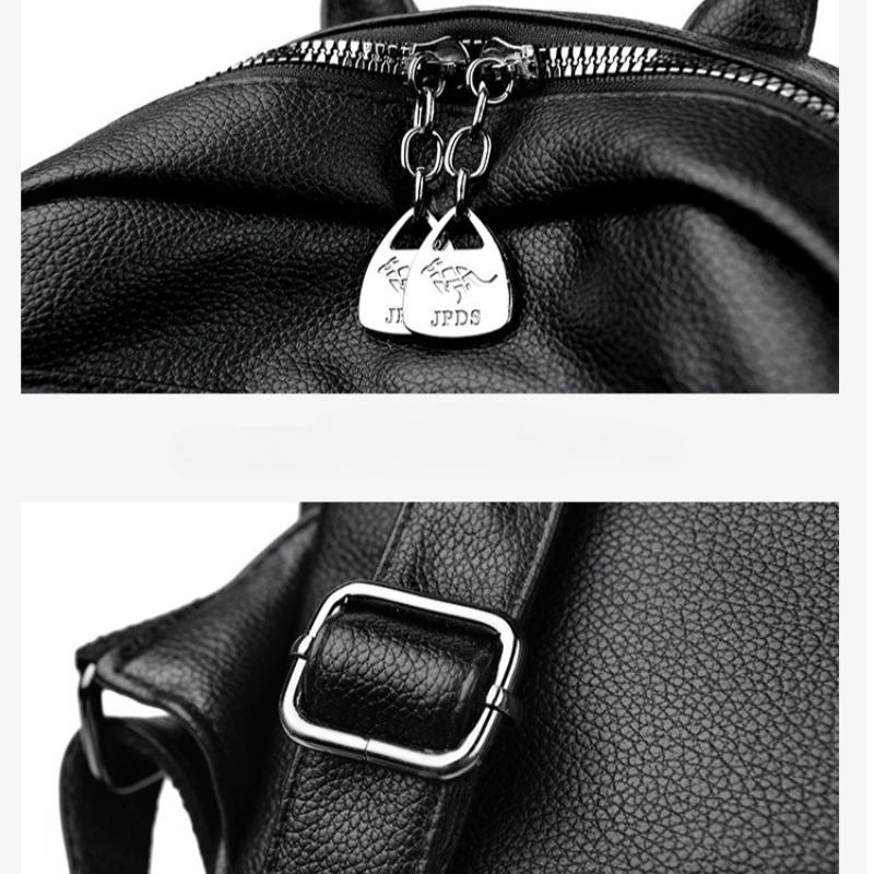 Backpack Women's New Trendy Korean Version Light Fashion Versatile Women's Bag Large Capacity Leisure Commuter Travel Backpack