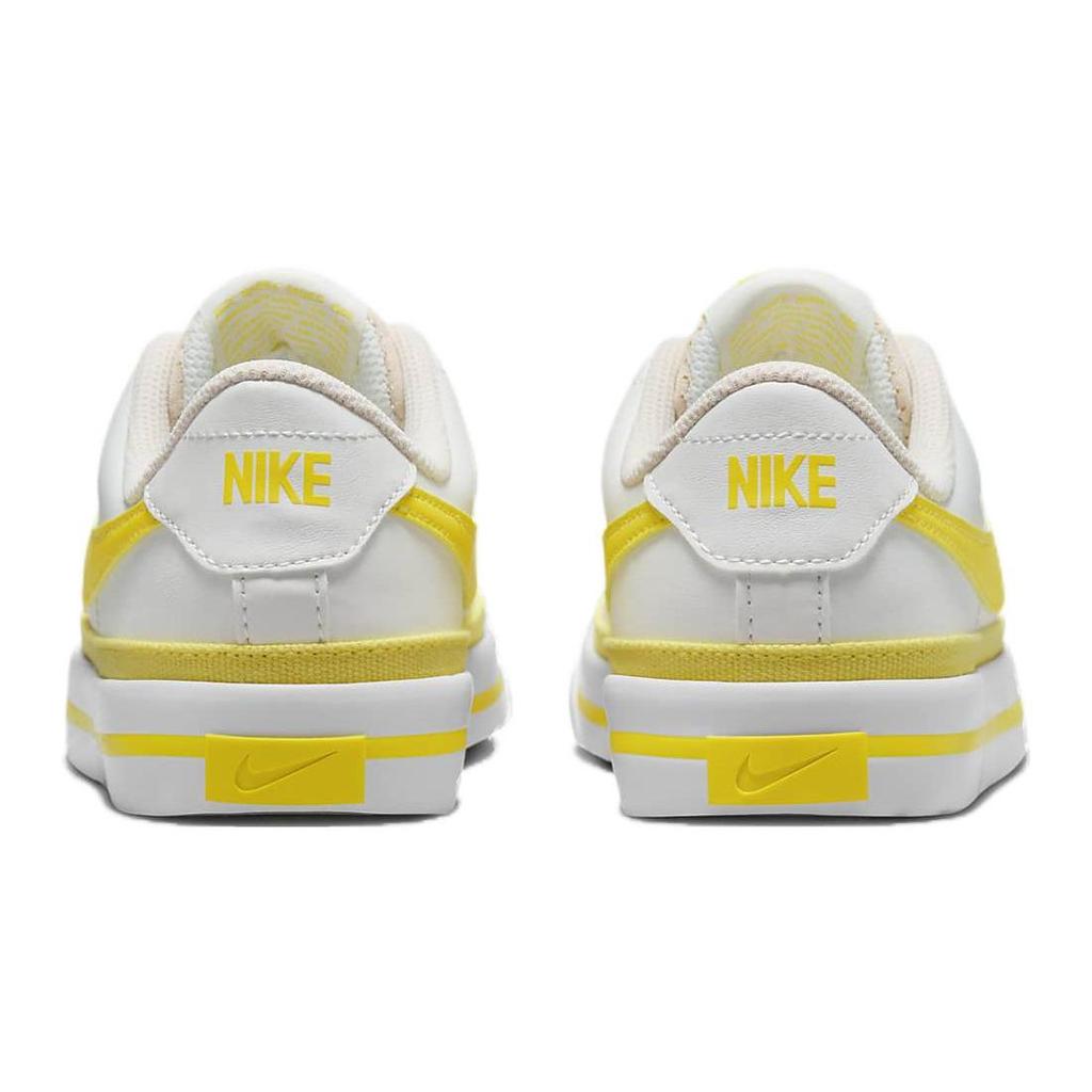 Nike Court Legacy GS Opti Yellow Kids Sneakers White Summit-White DA5380-119