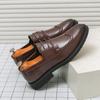 Men’s Brogues Formal Business Leather Shoes Men Retro Tuxedo Wedding Classic Dress Shoes Plus Size