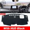 LHD RHD Car Dashboard Sun Shade Cover For Toyota Sienna XL40 Hybrid  2023 2024 2025 Mat Avoid Light Pad Anti-UV Non-Slip Carpet