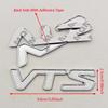 3D Metal Red Silver Color Car Sticker Logo V T S VTS Badge Emblem Sticker For Citroen C2 C3 C4 Quatre Saxo Xsara Jimny VTR
