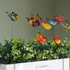 10/20/30PCS 3D Butterfly Garden Decorations Sturdy Plant Stem Cutouts for Home Garden Decorations