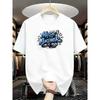 European sizes Men's Casual Short Sleeve T-Shirt - Music-Themed Pop Art Graphic Design | Breathable Summer Tee, Machine Washable, Regular Fit
