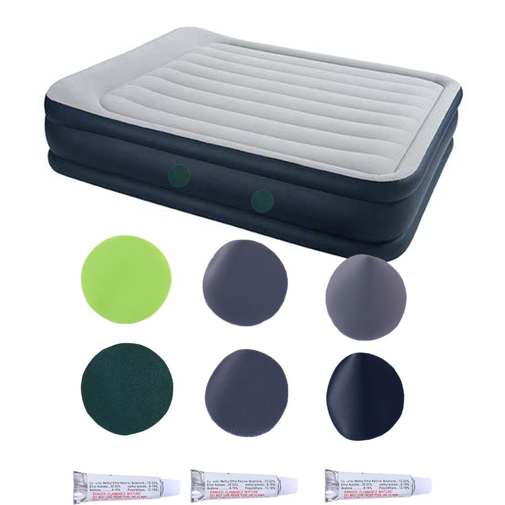 1Set Professional Canoe Mattress Swimming Pool Sofa Repair Raft Boat Repair Kit Inflating Air Bed Kayak Patches Glue