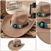 Women's Wide Velvet Fedora Hat with Three Rows of Beads, Jazz Hat for Party