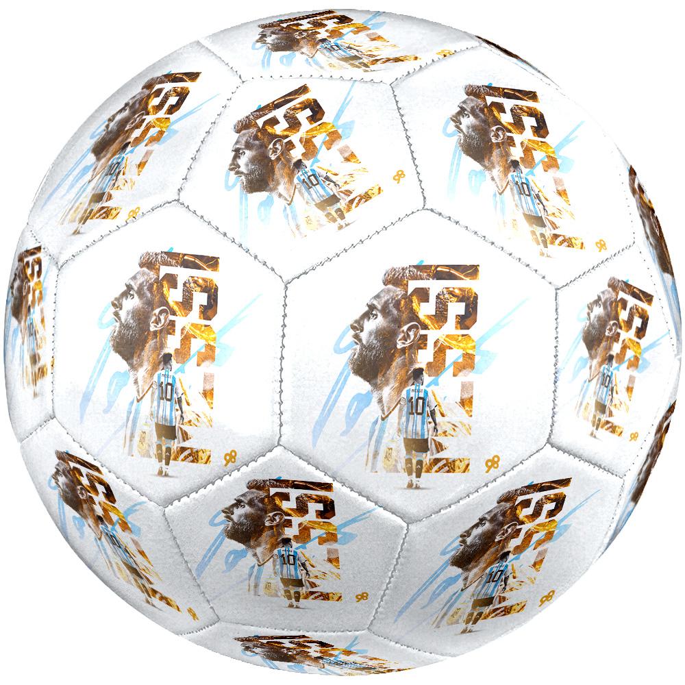 1 pezzo Messi Taglia 5 Pallone da Calcio Cucito a Macchina per Allenamento e Partite all'Aperto Regali per Appassionati di Sport