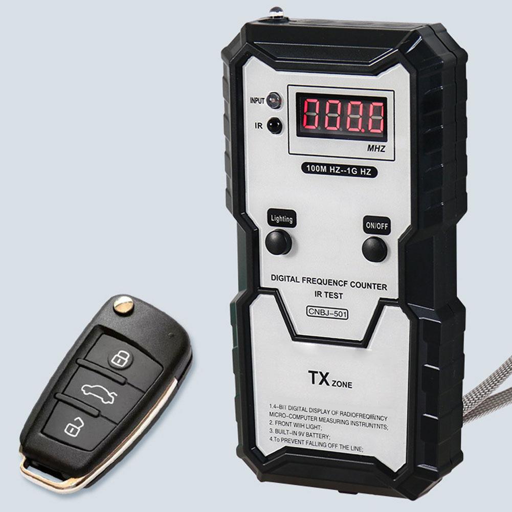 BJ-501 Infrared Frequency Tester 100M-1GHz 4-digit Digital Portable Wireless Remote Frequency Tester With Indicator Light