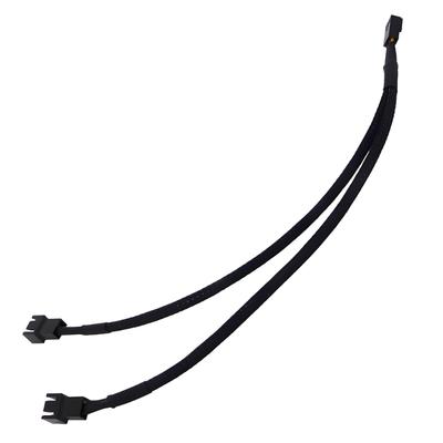 3-Pin PC-Lüfter-Splitterkabel 1 zu 2 Stromkabel-Stecker Lüfter-Verlängerungskabel Zur Verbesserung des Luftstroms Und Langlebig
