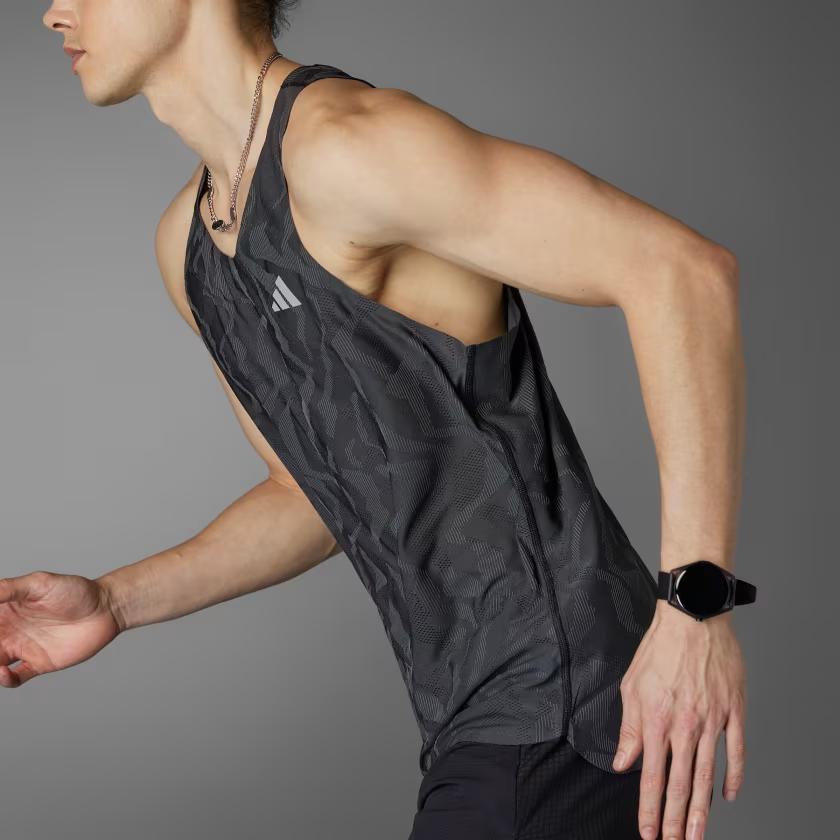 New Adidas Free Shipping With AdiClub Ultimate Engineered Running Singlet IT3510