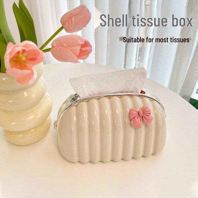 LIEI Luxury Shell Spring Tissue Box