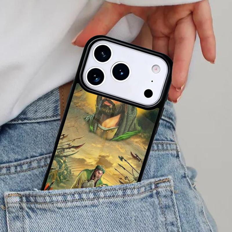 

Islam Shia Imam Ali Hussain Phone Case for iPhone 16e 15 14 13 12 17 Pro Max Plus Air 17pro Cover Coque iPhone 12