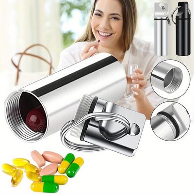 Tubo Dorado para Pastillas de Aleación de Aluminio Caja para Pastillas